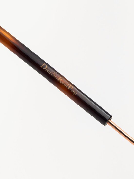 Christian Dior DiorSoRealPop Gold-Copper, Havana, & Blue Sunglasses - Picture 9 of 12